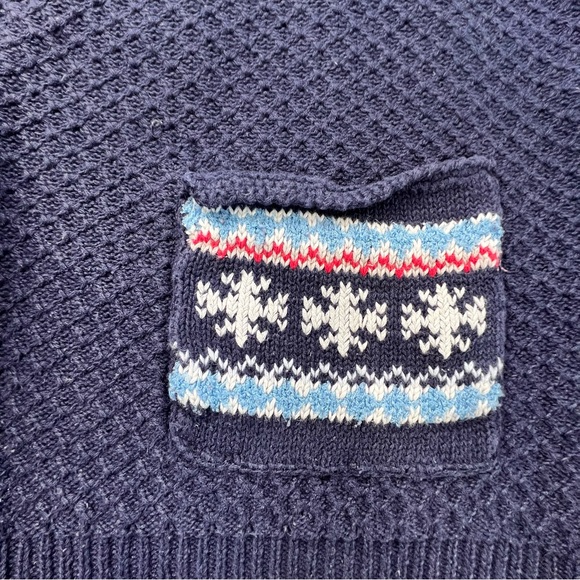 Northern Reflections Vintage Embroidered Ramie Cotton Blend Christmas Sweater L - Picture 11 of 12